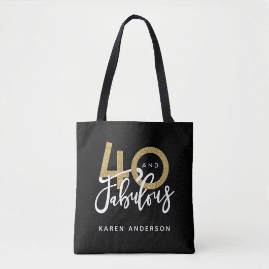 40 en geweldig tote bag (Voorkant)