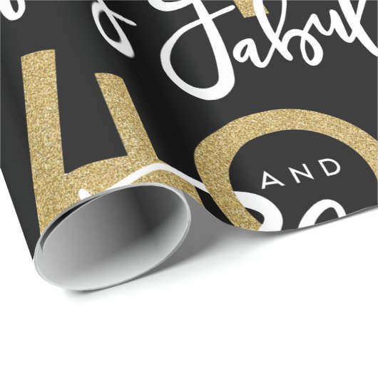 40 en geweldige cadeauomslag cadeaupapier (Rol Hoek)