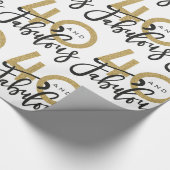 40 en geweldige cadeauomslag cadeaupapier (Hoek)