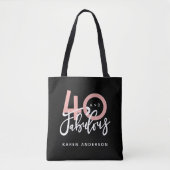 40 en geweldige canvas tas (Voorkant)