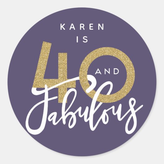 40 en geweldige stickers (Voorkant)