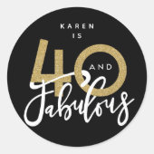 40 en geweldige stickers (Voorkant)