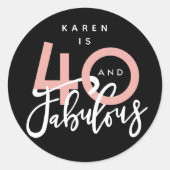 40 en geweldige stickers (Voorkant)