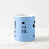 40 ... en nog steeds boekhoudkundig! Driezijdige m Koffiemok (Center)