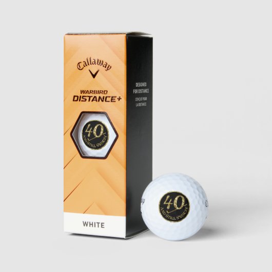 40 en nog steeds inslikken golfballen (Verpakking)