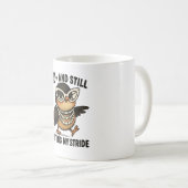 40+ en nog steeds raken mijn Stride Hummingbird Mo Koffiemok (Voorkant rechts)