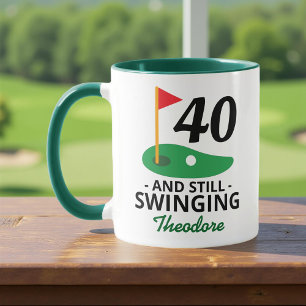 40 en nog steeds swingend, grappige 40e verjaardag mok
