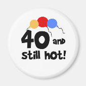 40 en nog warm magneet (Voorkant)