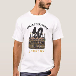 40 en Over The Hill Party - 40ste verjaardag T-shirt