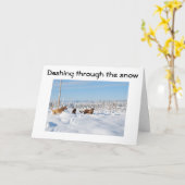 40 EN WIJ WETEN HOE HET VERJAARDAG GAAT KAART (Gele Bloem)