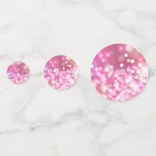 40 & Fabulous, 40e verjaardag Roze glamour Confetti (Achterkanten)