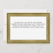 40 & Fabulous 40th Birthday Party - Hartelijk dank Bedankkaart (Achterkant)