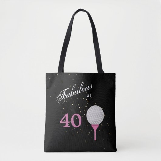 40 Fabulous Golf Tote Bag (Voorkant)