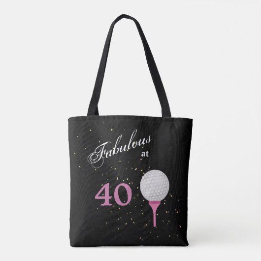 40 Fabulous Golf Tote Bag (Achterkant)