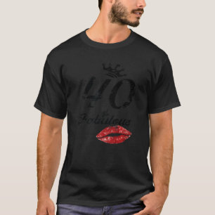 40 Fabulous Party Crew Drink bier 40 jaar H T-shirt