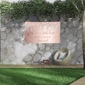 40 Fantastische verjaardag roos gouden zilveren dr Spandoek