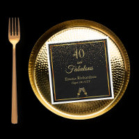 40 fantastische verjaardagsfeestjes zwarte gouden 