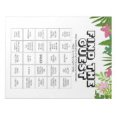 40 Find the Guest Bingo Game Sheets Notitieblok (Voorkant)