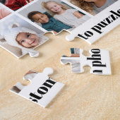 40 Foto Collage - 5 Rijen 8 Kolommen - Script Naam Legpuzzel (Zijkant)