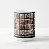 40 Fotocollage - 4 rijen 10 kolommen - Script-naam Koffiemok (Center)