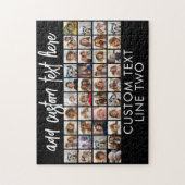 40 Fotocollage - 4 rijen 10 kolommen - Script-naam Legpuzzel (Verticaal)