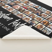 40 Fotocollage - 4 rijen 10 kolommen - Script-naam Sherpa Deken (3/4)