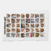 40 Fotocollage - 4 rijen 10 kolommen - Script-naam Theedoek (Horizontaal)