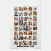 40 Fotocollage - 4 rijen 10 kolommen - Script-naam Theedoek (Verticaal)