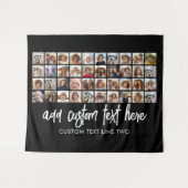 40 Fotocollage - 4 rijen 10 kolommen - Script-naam Wandkleed (Voorkant (horizontaal))