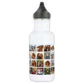 40 Fotocollage - 4 rijen 10 kolommen - Wit Waterfles (Rechts)