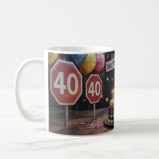 40 Geburtstag Koffiemok