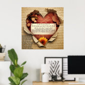 40 Hadith Artworks-10 / (TR:) 40 Hadis Eserleri-10 Poster (Thuiskantoor)