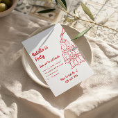 40 Hand getekende champagnetoren 40e verjaardag Kaart