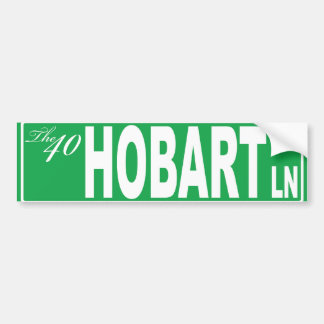 40 Hobart Ln-teken - Gepersonaliseerd! Bumpersticker