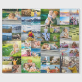 40 Horizontale fotocollage Cadeaupapier (Vlak)