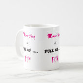 40 Iets en vol met leuke koffie-Mok Koffiemok (Voorkant links)