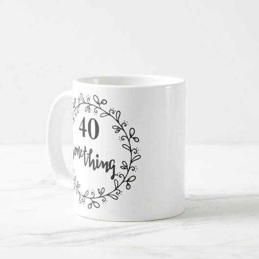 40 Iets - Grappige 40e Verjaardag & up Mok (Voorkant links)