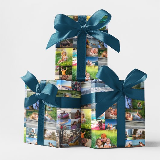 40 Image Photo Collage Inpakpapier Vel