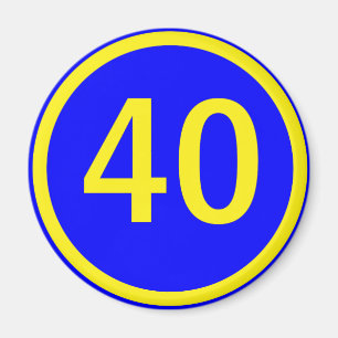 40 in een cirkel magneet