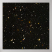 40-inch x40-inch (max.) HUDF Hubble Ultra Deep Fie Poster (Voorkant)