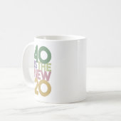 40 is de nieuwe 20 - 40ste verjaardag Essential Koffiemok (Voorkant links)