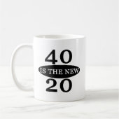 40 is de nieuwe 20 koffiemok (Links)