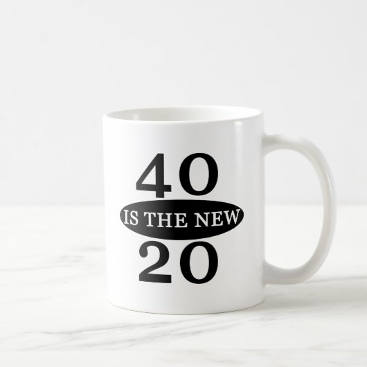40 is de nieuwe 20 koffiemok (Rechts)