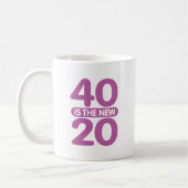 40 is de nieuwe 20 koffiemok (Links)