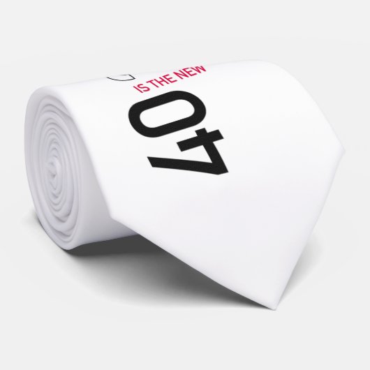 40 is de nieuwe 20 stropdas II (Opgerold)