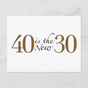 40 is de nieuwe 30 briefkaart