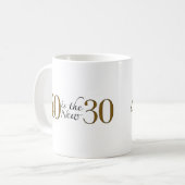 40 is de nieuwe 30 koffiemok (Voorkant links)
