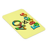 40 is Fabulous Birthday T-shirts en geschenken Magneet (Rechterzijde)