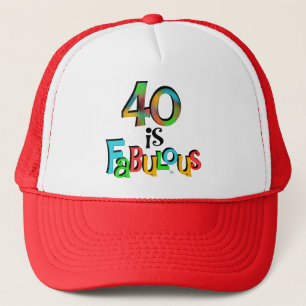 40 is Fabulous Birthday T-shirts en geschenken Trucker Pet