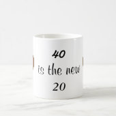 40 Is Het Nieuwe 20 Koffiemok (Center)